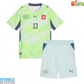 Billiga Schweiz Ricardo Rodriguez #13 Bortatröja Barn VM 2026 Kortärmad (+ Korta byxor)